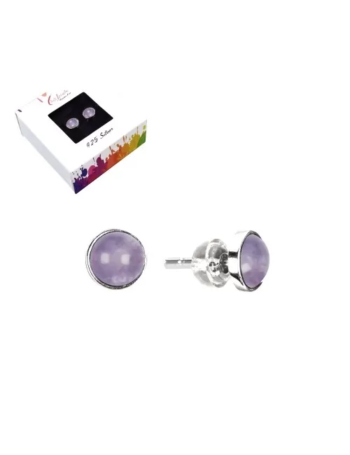 Heilsteine & Edelsteine - Ohrstecker - Amethyst