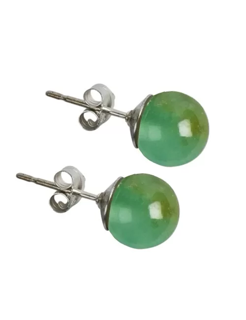 Heilsteine & Edelsteine - Ohrstecker - Chrysopras