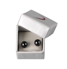 Heilsteine & Edelsteine - Ohrstecker - Hämatit (natur), Kugel, 6mm