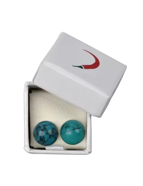 Heilsteine & Edelsteine - Ohrstecker - Türkis (stab.)