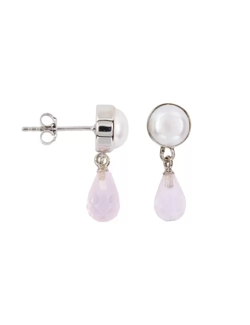 Heilsteine & Edelsteine - Ohrstecker - Perle