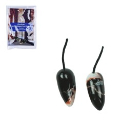 Heilsteine & Edelsteine - Ohr-Oliven - Sardonyx, mit Infoblatt