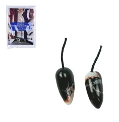 Heilsteine & Edelsteine - Ohr-Oliven - Sardonyx, mit Infoblatt