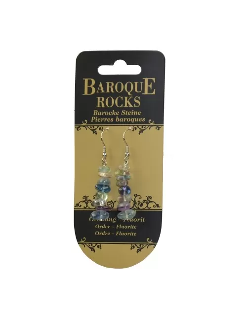 Ohrringe - Barock Classic - Fluorit Ordnung