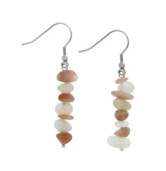 Ohrringe - Barock Classic - Mondstein  Intuition , 1-reihig