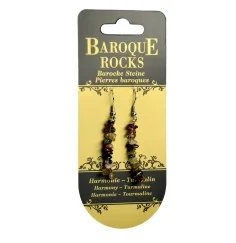 Ohrringe - Barock Classic - Turmalin Harmonie , einreihig