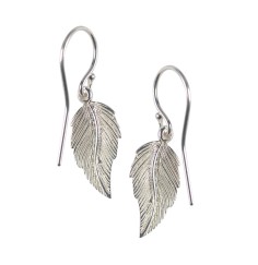 Ohrringe - Schwalbenfeder, 3,2cm  - 925 Silber