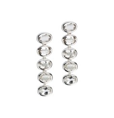 Ohrringe - Topas (4 x 6mm) facettiert, 3,0cm