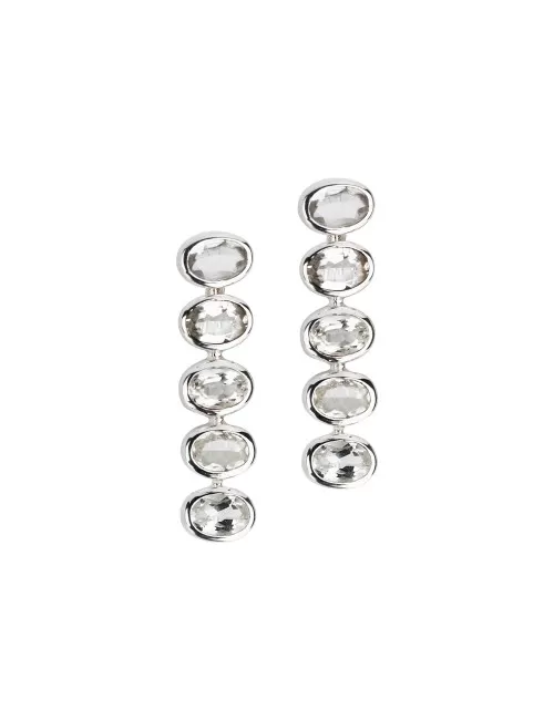 Ohrringe - Topas (4 x 6mm) facettiert, 3,0cm