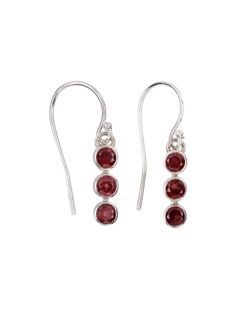 Ohrringe - Granat