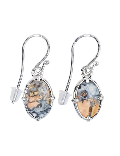Ohrringe - Maligano-Jaspis oval