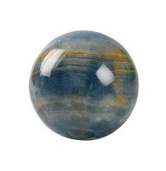 Heilsteine & Edelsteine - Massage-Kugel Aragonit (blau) in Geschenkschachtel, 04cm