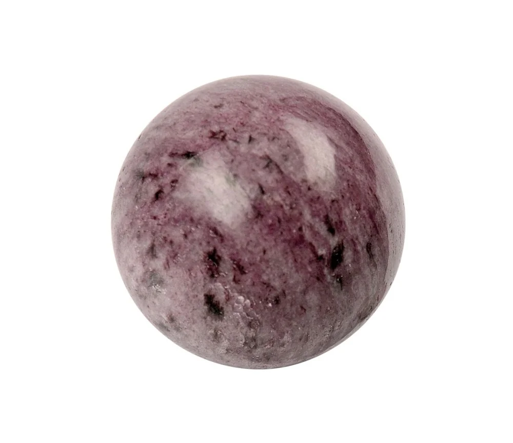 Heilsteine & Edelsteine - Massage-Kugel Piemontitquarz in Geschenkschachtel, 04cm