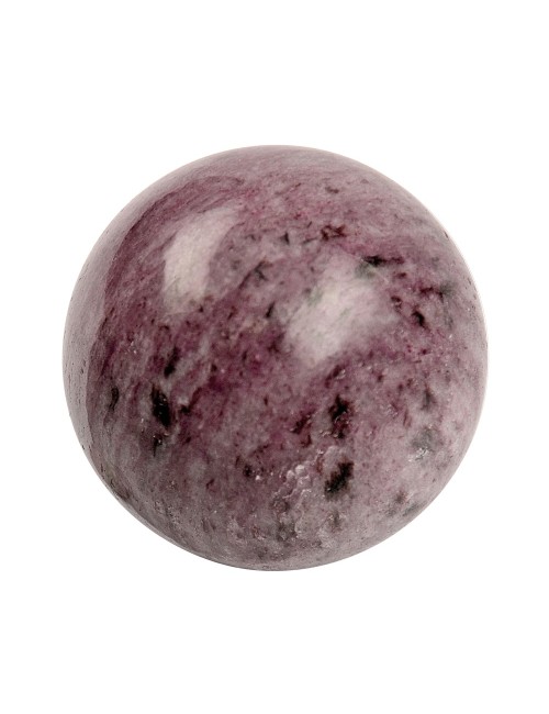 Heilsteine & Edelsteine - Massage-Kugel Piemontitquarz in Geschenkschachtel -ca. 5cm