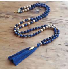 Spirit of OM - Kette - Mala Sodalith