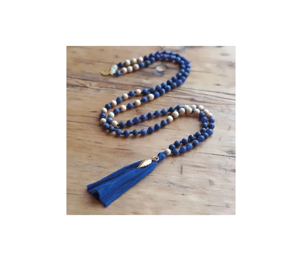 Spirit of OM - Kette - Mala Sodalith