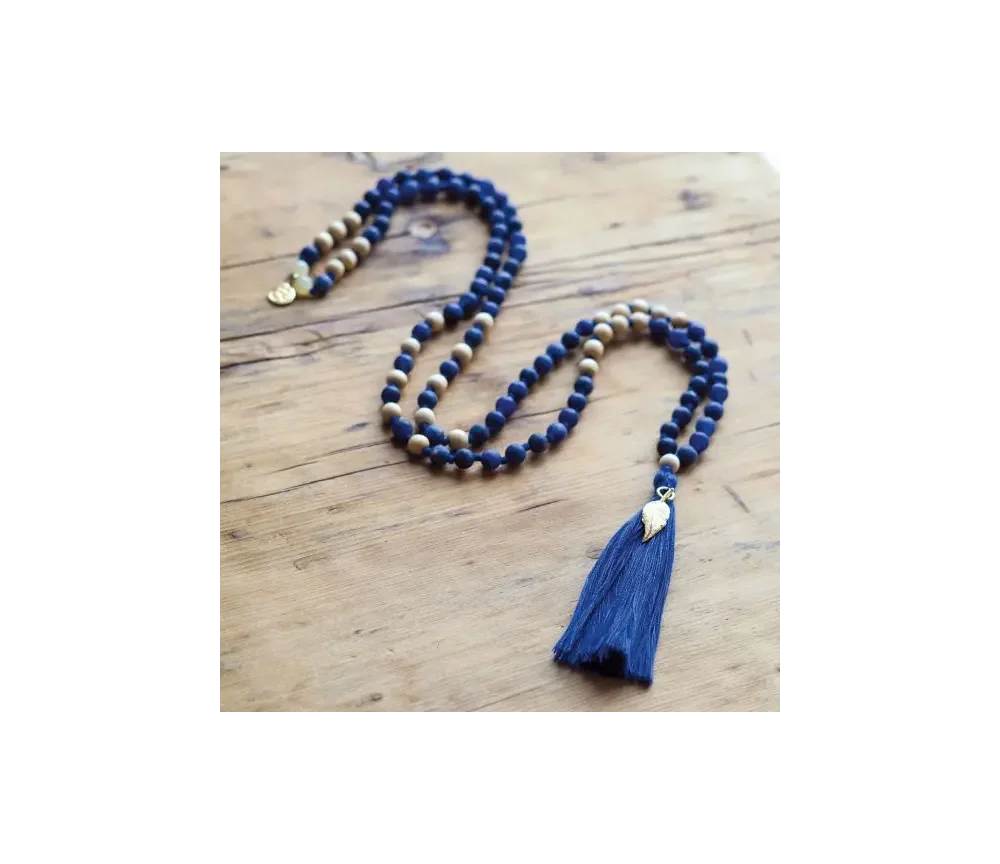 Spirit of OM - Kette - Mala Sodalith