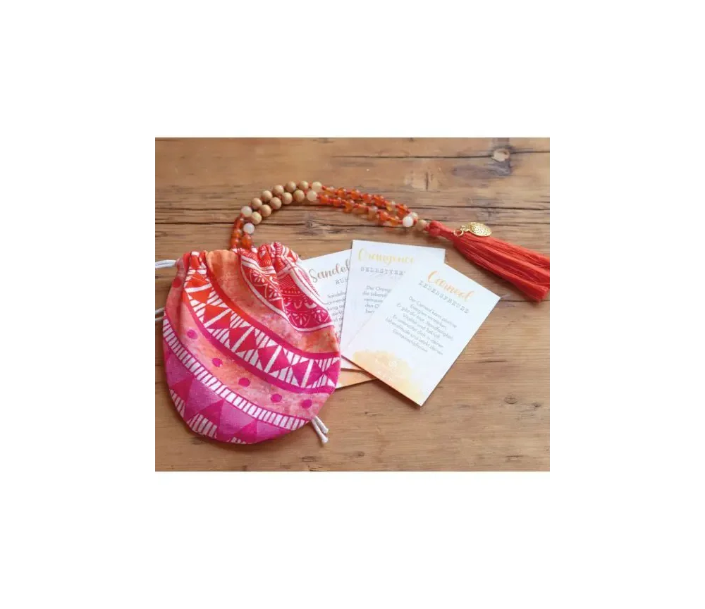 Spirit of OM - Kette - Mala Carneol