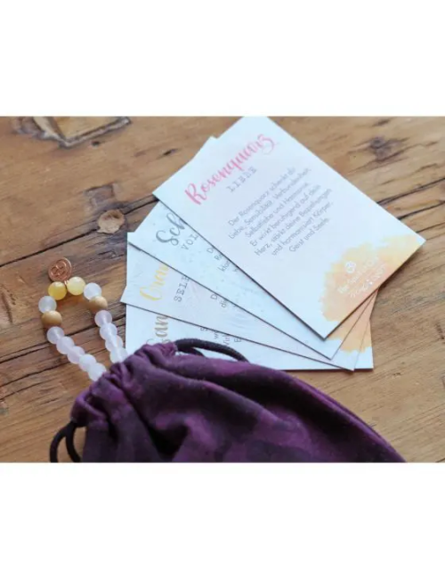 Spirit of OM - Armband Rosenquarz