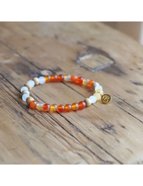 Spirit of OM - Armband Carneol