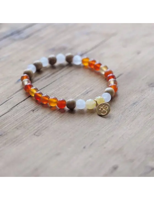 Spirit of OM - Armband Carneol