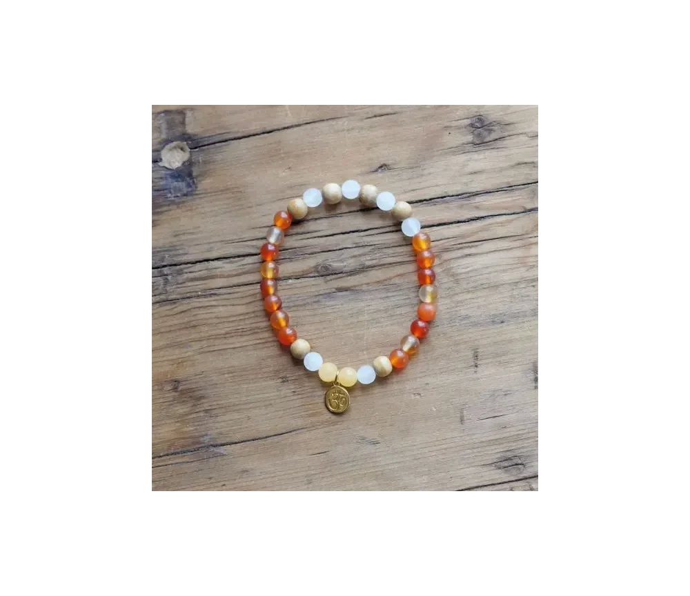 Spirit of OM - Armband Carneol