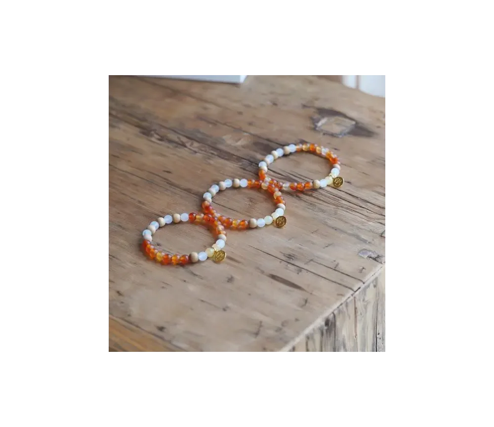 Spirit of OM - Armband Carneol