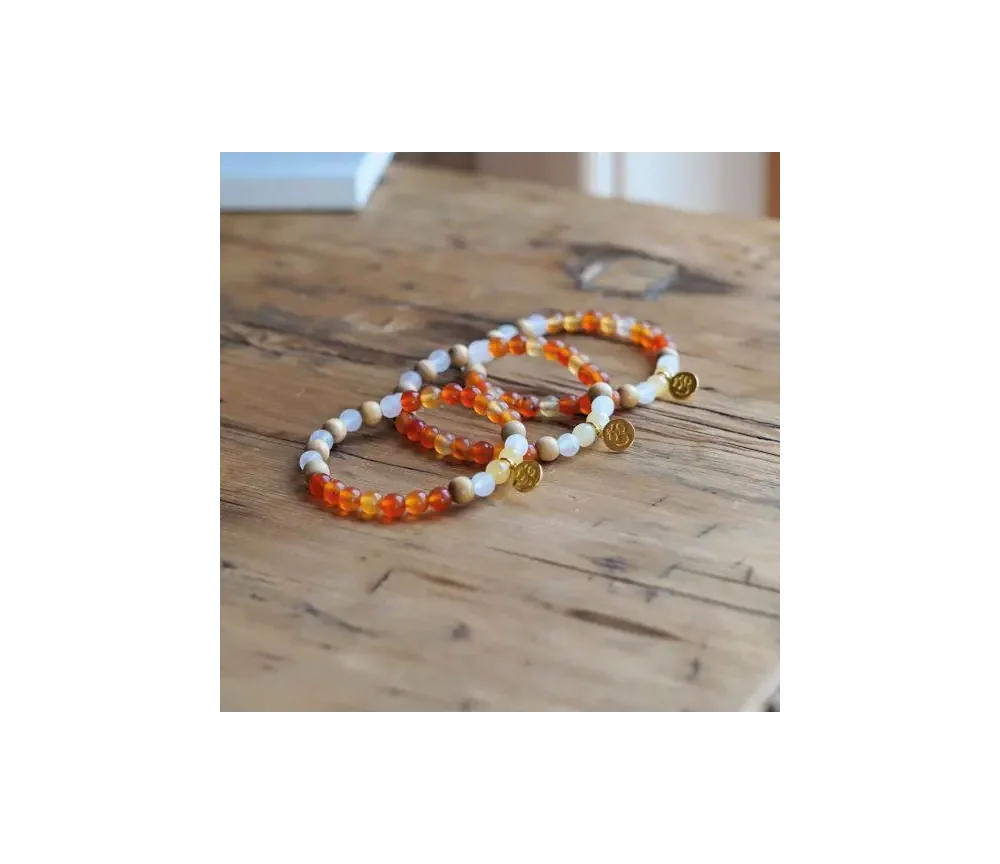 Spirit of OM - Armband Carneol