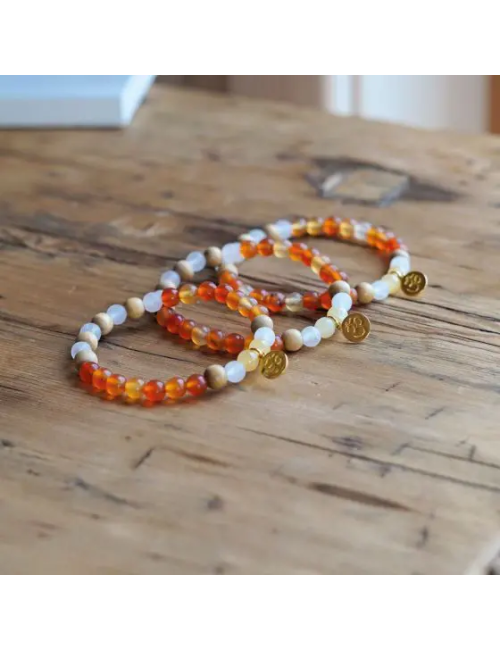 Spirit of OM - Armband Carneol