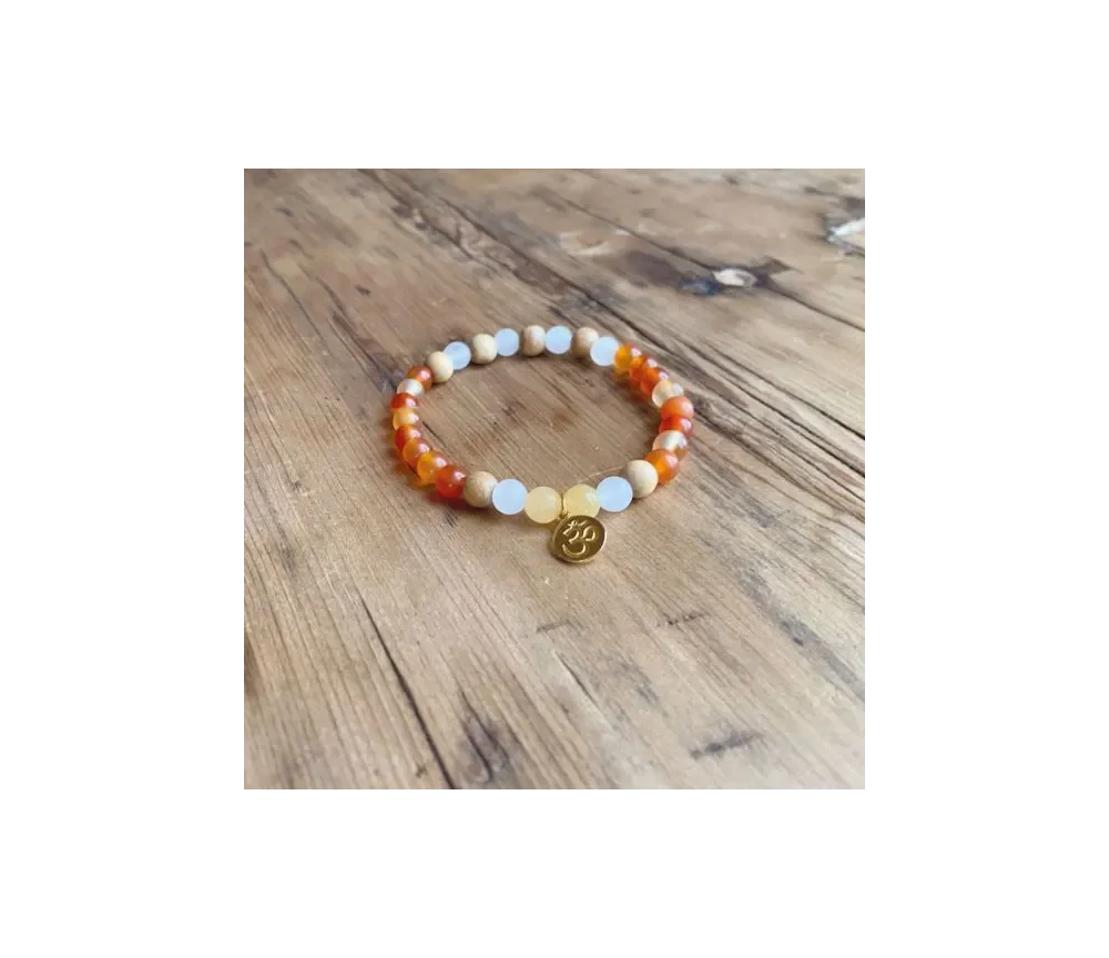 Spirit of OM - Armband Carneol