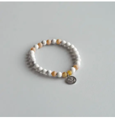 Spirit of OM - Armband Howlith