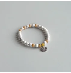 Spirit of OM - Armband Howlith