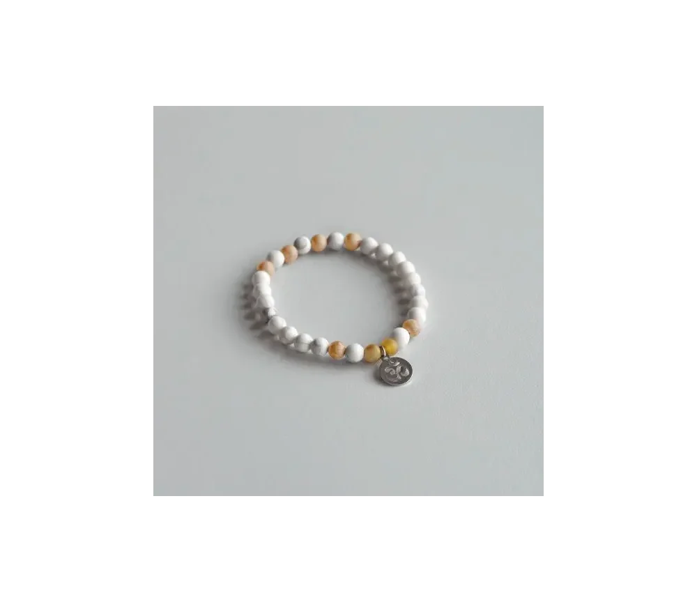 Spirit of OM - Armband Howlith