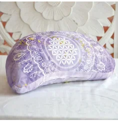 Spirit of OM - Meditationskissen Halbmond - flieder