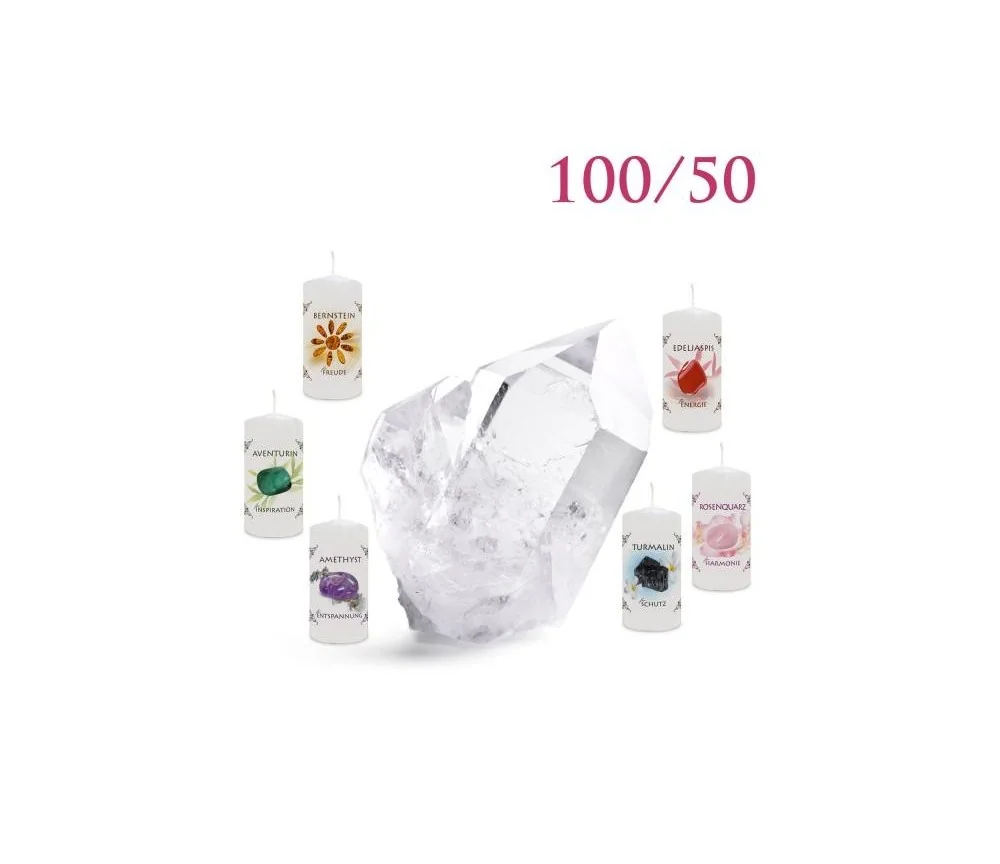 Engelalm - Energiekerze - Chakra - alle 7 Chakren im Set - verschiedene Größen