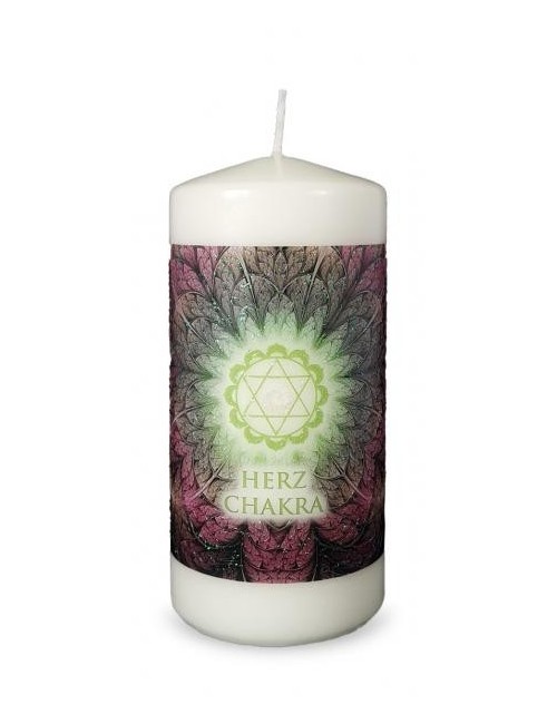 Engelalm - Energiekerze - Chakra - alle 7 Chakren im Set - verschiedene Größen