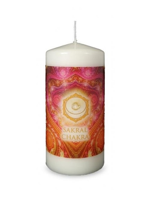 Engelalm - Energiekerze - Chakra - alle 7 Chakren im Set - verschiedene Größen