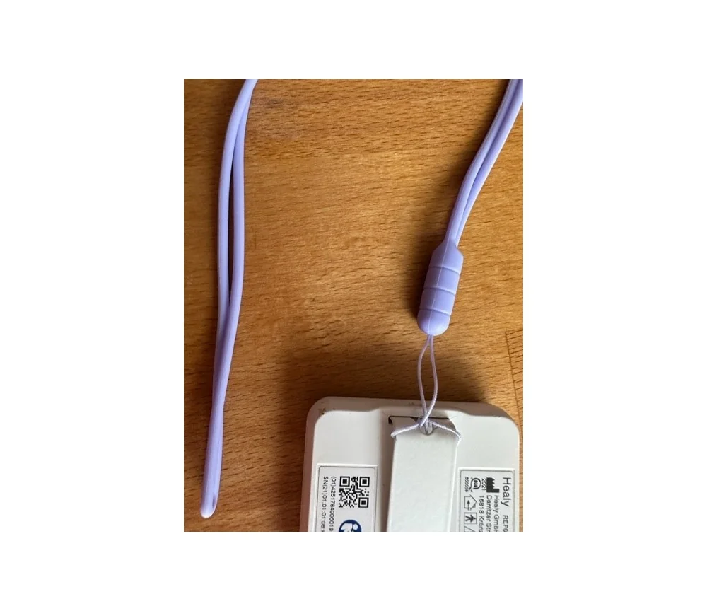 Healy - Befestigungsband, Schnur, Halsband aus Silikon versch. Farben- fürs Healy Gerät