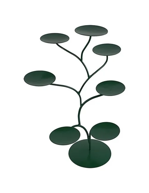 Teelichthalter - Chakra Baum /Teelicht Ständer - Grün - mit 7 Armen ca. 57x35cm