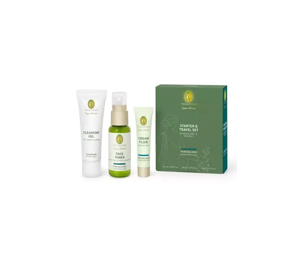 Primavera - Gesichtspflege - Starter & Travel Set Pure Balance - 61 ml