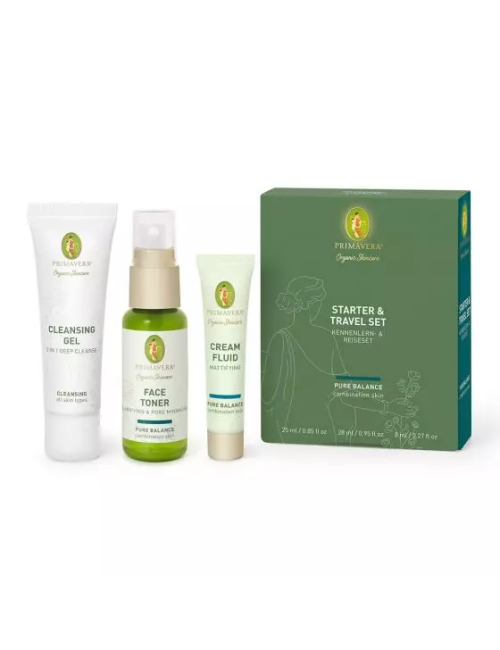 Primavera - Gesichtspflege - Starter & Travel Set Pure Balance - 61 ml