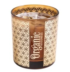 Song of India - Organic Goodness - Kerze im Glas - Rose & Geranium - mit Blume des Lebens