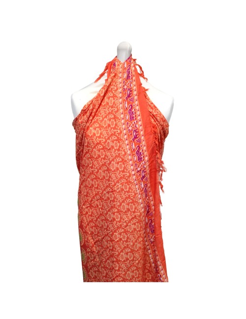 Sarong - Wickeltuch - Mandala - Viskose - Pink/Rosa - ca. 140x100 cm