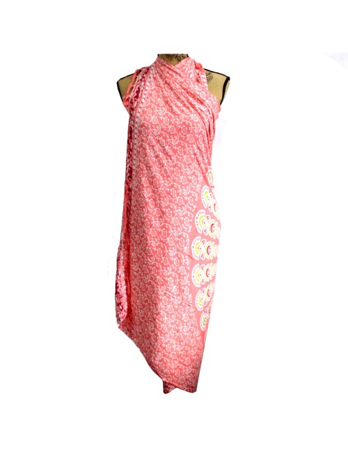 Sarong - Wickeltuch - Mandala - Viskose - Pink/Rosa - ca. 140x100 cm