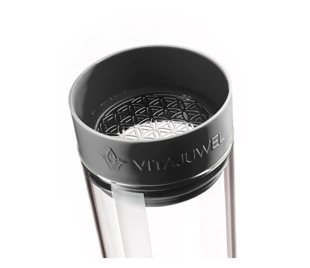 VitaJuwel - Karaffe SANA - Courage - Lava Black