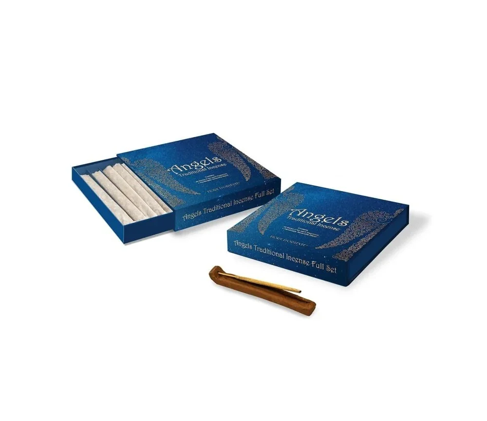 Fiore d'Oriente - Räucherstäbchen - Engel Räucherstäbchen Set - 49 Stäbchen mit Halter