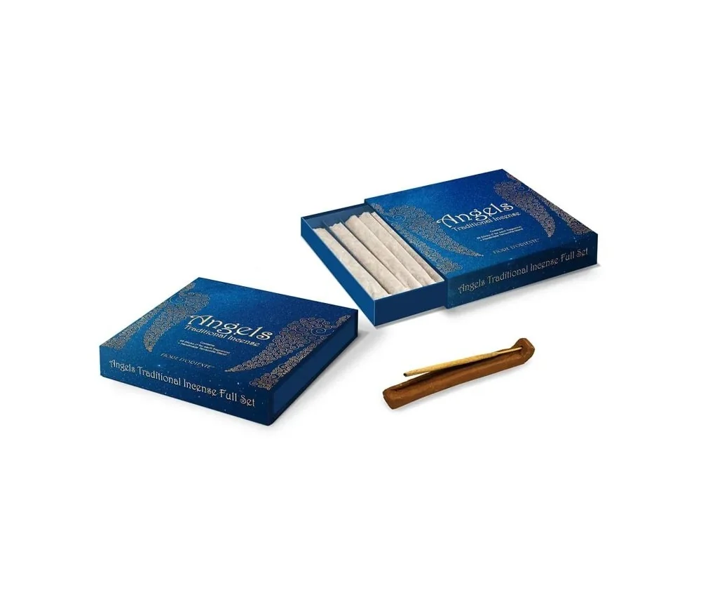 Fiore d'Oriente - Räucherstäbchen - Engel Räucherstäbchen Set - 49 Stäbchen mit Halter