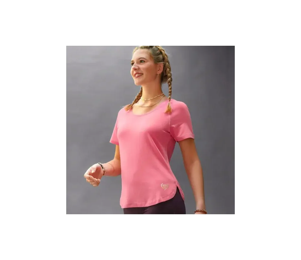 Spirit of OM - Shirt Raglan OM Herz - peach