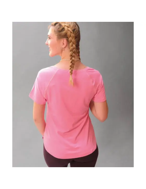 Spirit of OM - Shirt Raglan OM Herz - peach