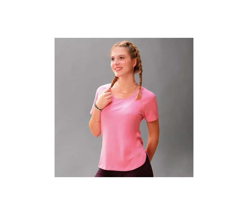 Spirit of OM - Shirt Raglan OM Herz - peach